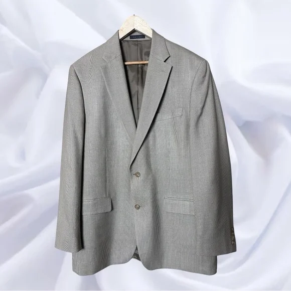 Ralph Lauren 52% Silk 48% Wool Blend Blazer Jacket Men’s Size 44L FREE SHIPPING
